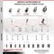 Service Caster 3 Inch Thermoplastic Rubber Wheel 7/8 Inch Expanding Stem Caster with Brake SCC-EX05S310-TPRS-SLB-78 - alternate 1